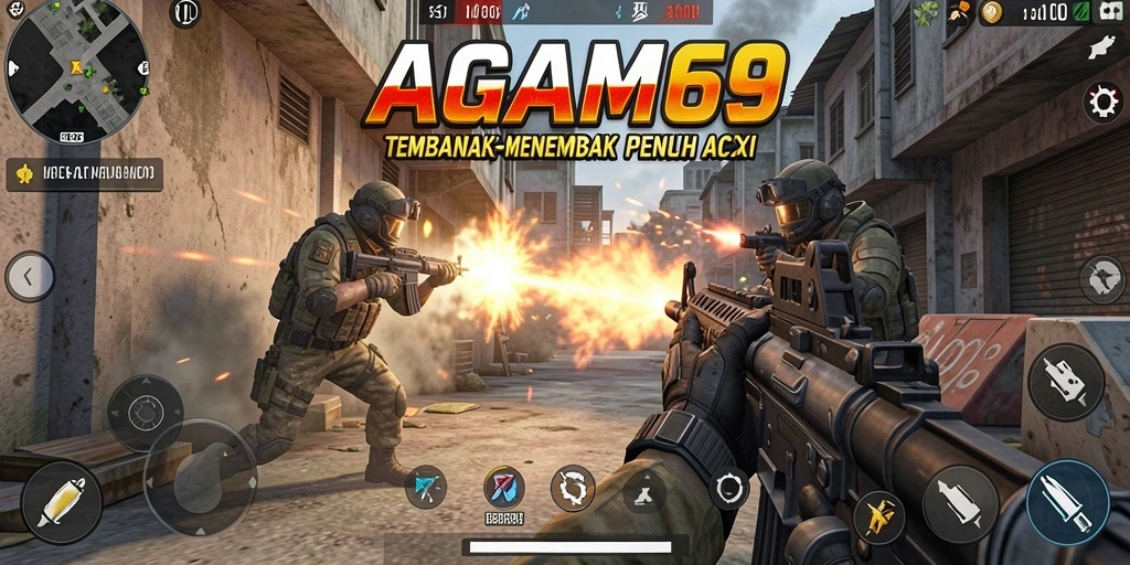 Tampilan aksi seru di AGAM69 dengan gameplay yang dinamis.