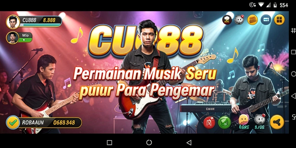 Tampilan gameplay CU888 yang menarik dan interaktif.