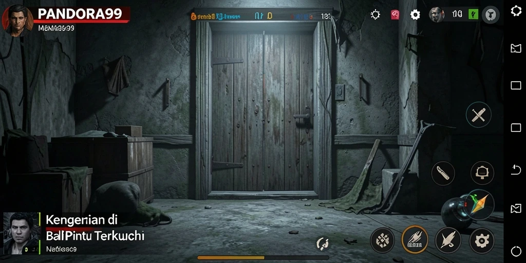 Gameplay PANDORA99 dengan suasana Horror yang mencekam.