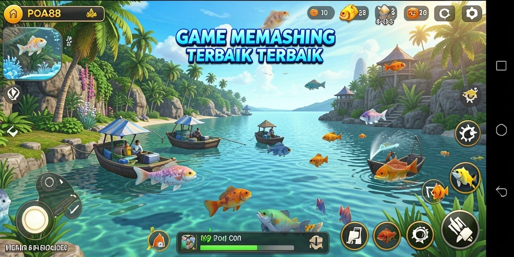 Tangkapan besar di POA88, menunjukkan momen memancing seru.