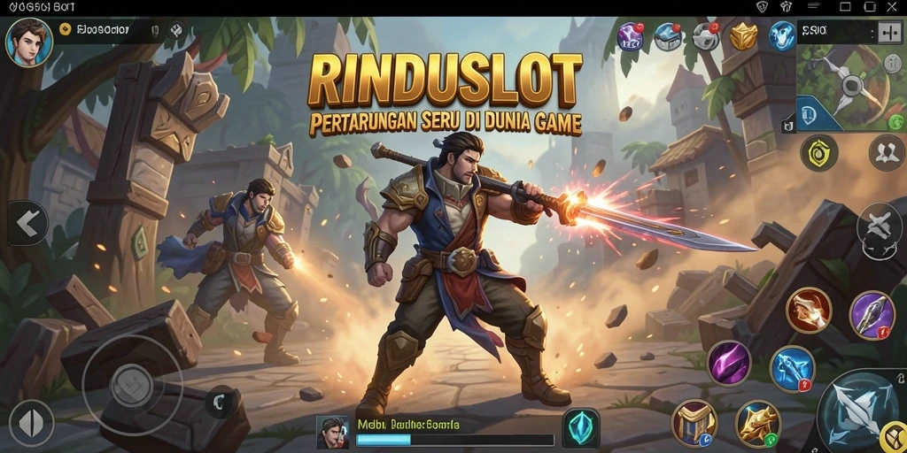 Gameplay menarik RINDUSLOT dengan pertarungan yang seru.